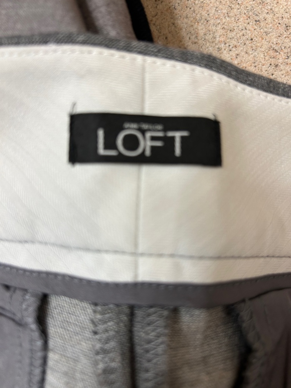LOFT Women’s Gray Tailored Dress Pants - Picture 4 of 5